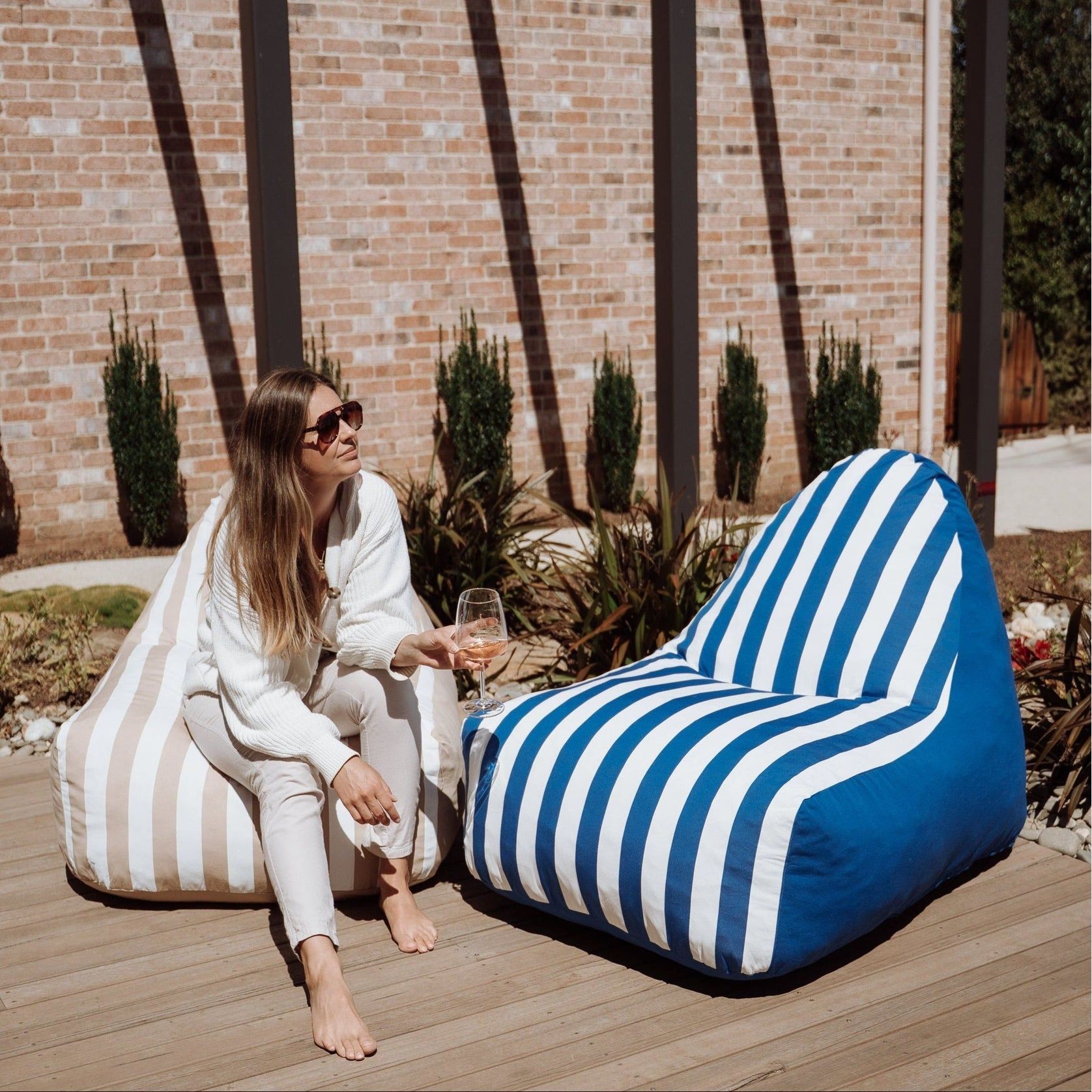 DreamPod® Outdoor Cruz - Latte Stripe gallery detail image