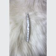 Fur Pouf Ottoman Stool - White gallery detail image