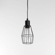 Industrial Cage Light - Black gallery detail image