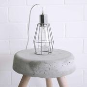 Industrial Cage Light - Chrome gallery detail image