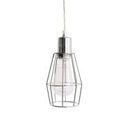 Industrial Cage Light - Chrome gallery detail image