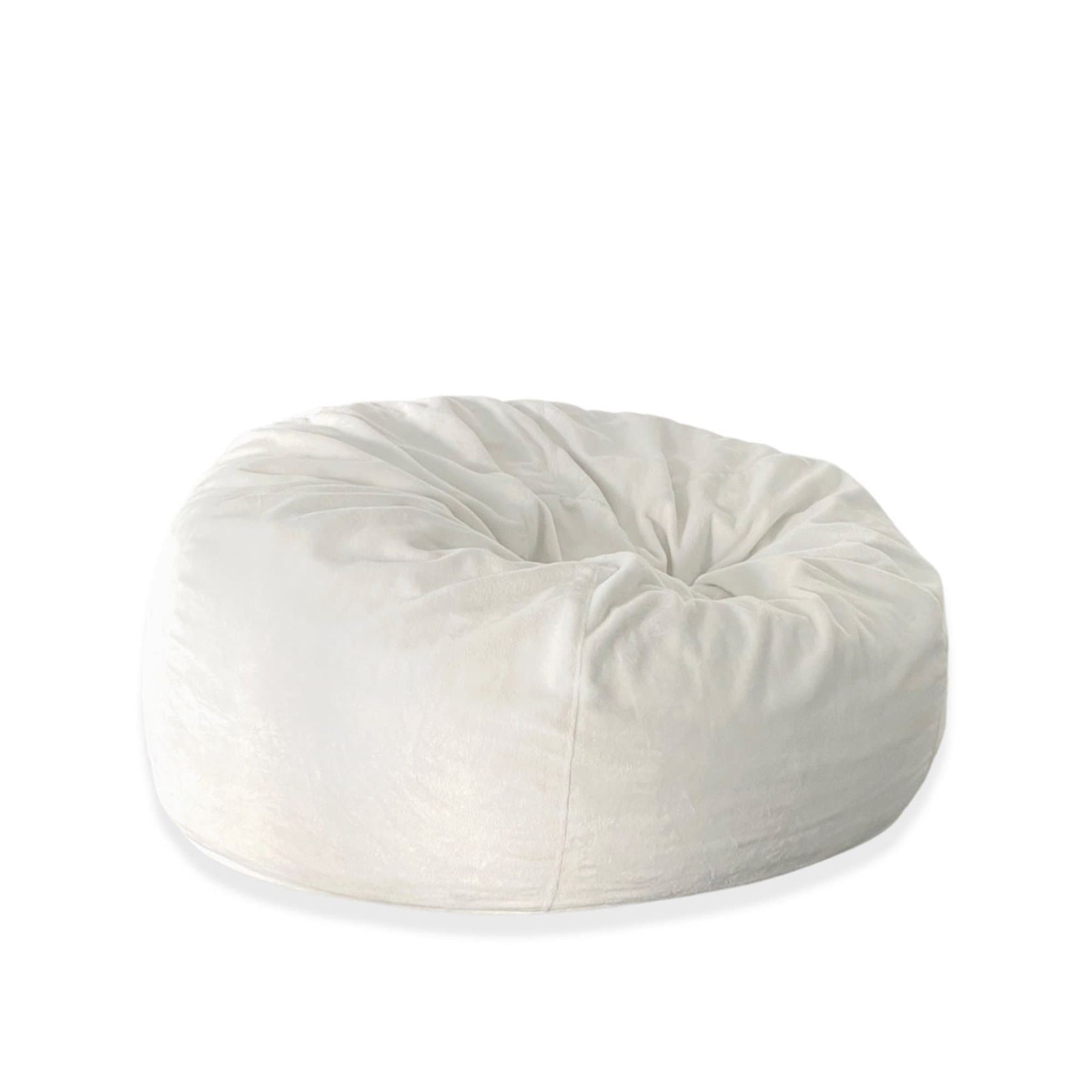Pierre Fur Bean Bag - Ivory gallery detail image