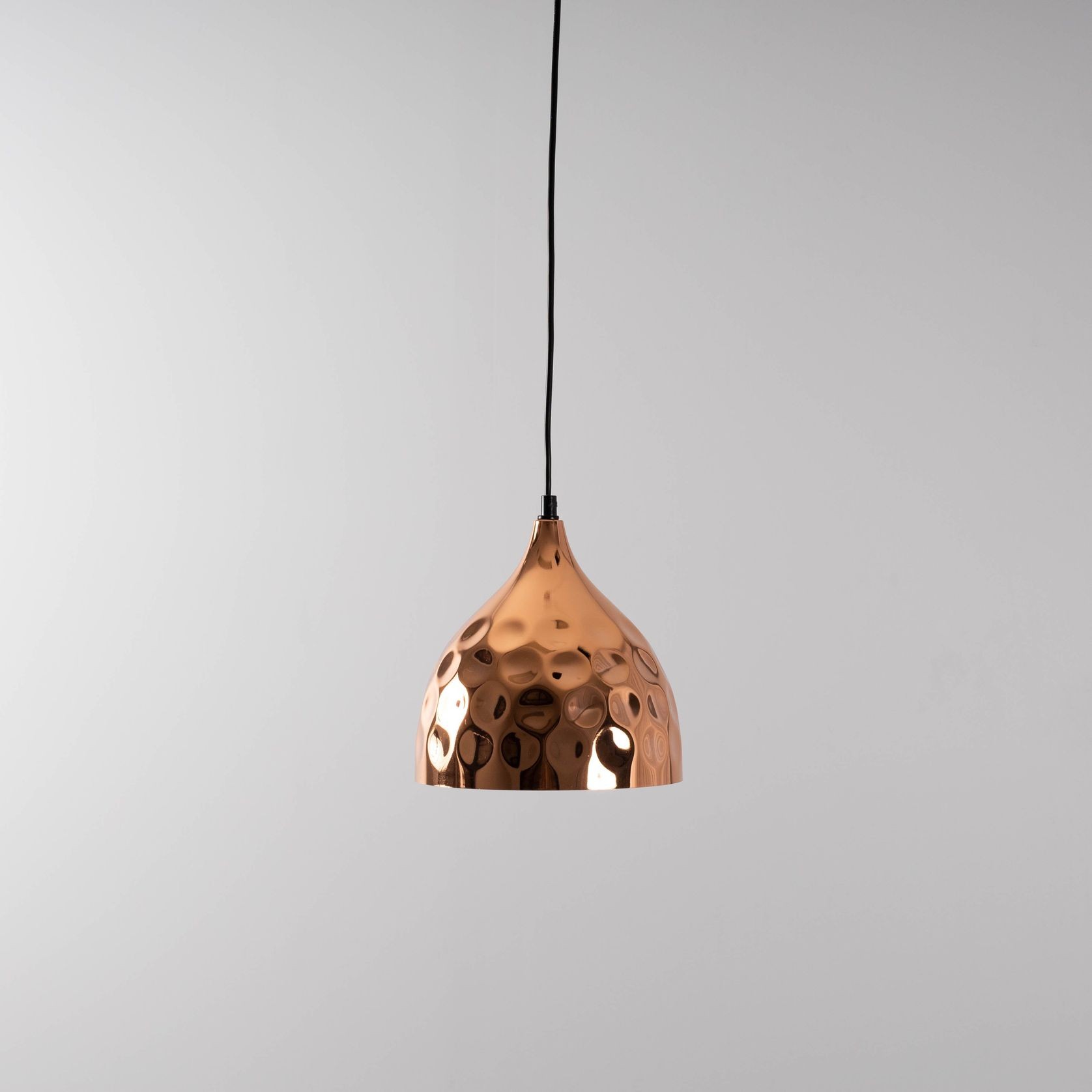 Nora Pendant Light - Hammered Copper gallery detail image