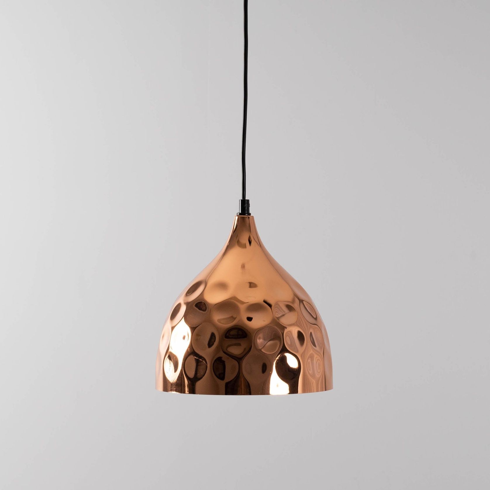 Nora Pendant Light - Hammered Copper gallery detail image