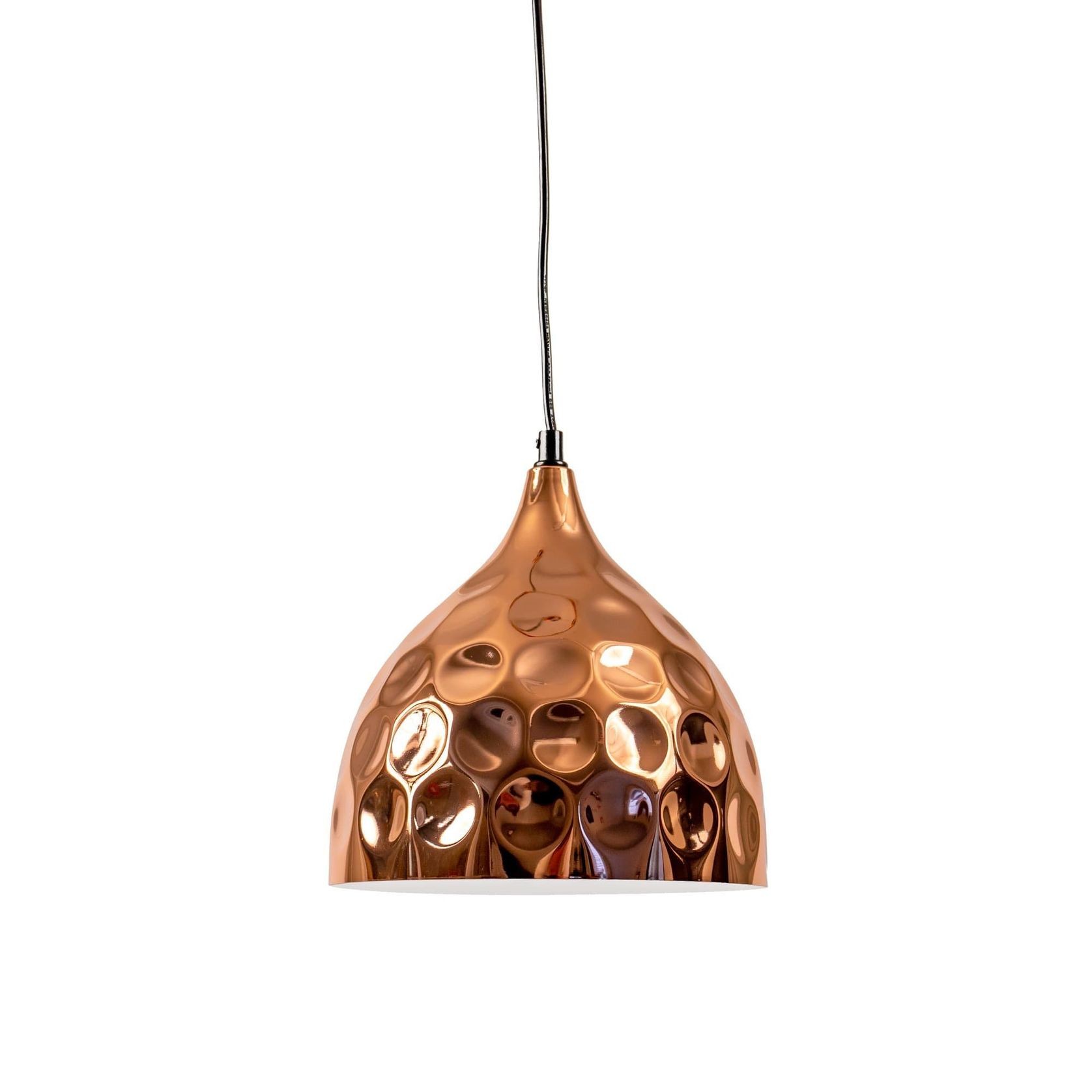 Nora Pendant Light - Hammered Copper gallery detail image