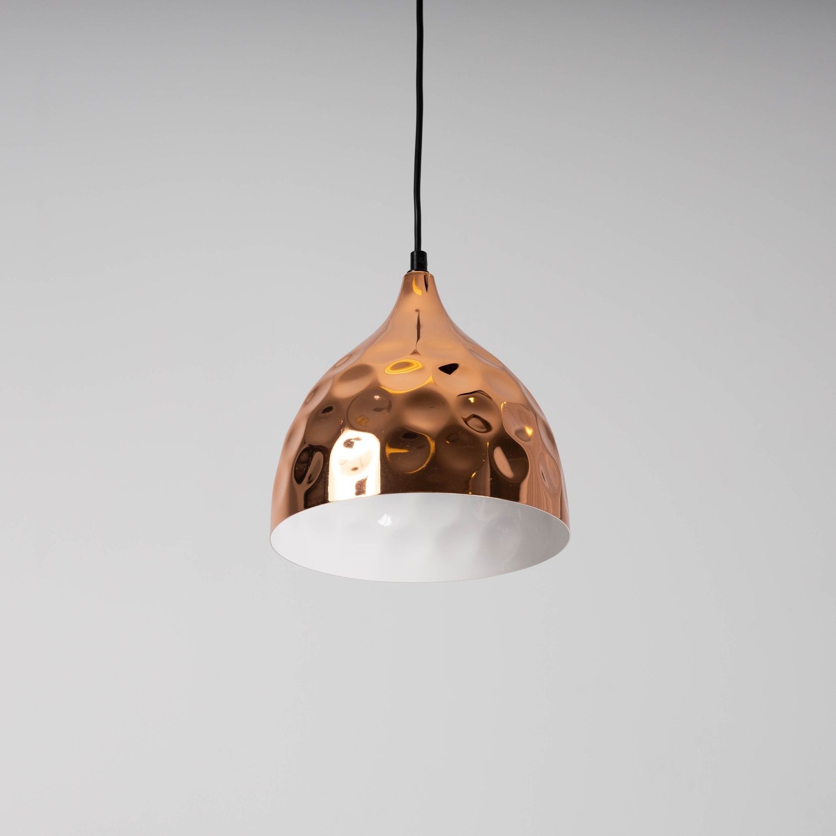 Nora Pendant Light - Hammered Copper gallery detail image