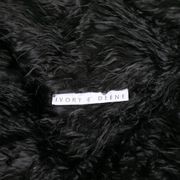 Fur Bean Bag - Black Polo gallery detail image