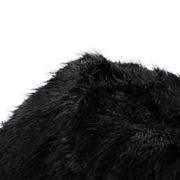 Fur Bean Bag - Black Polo gallery detail image