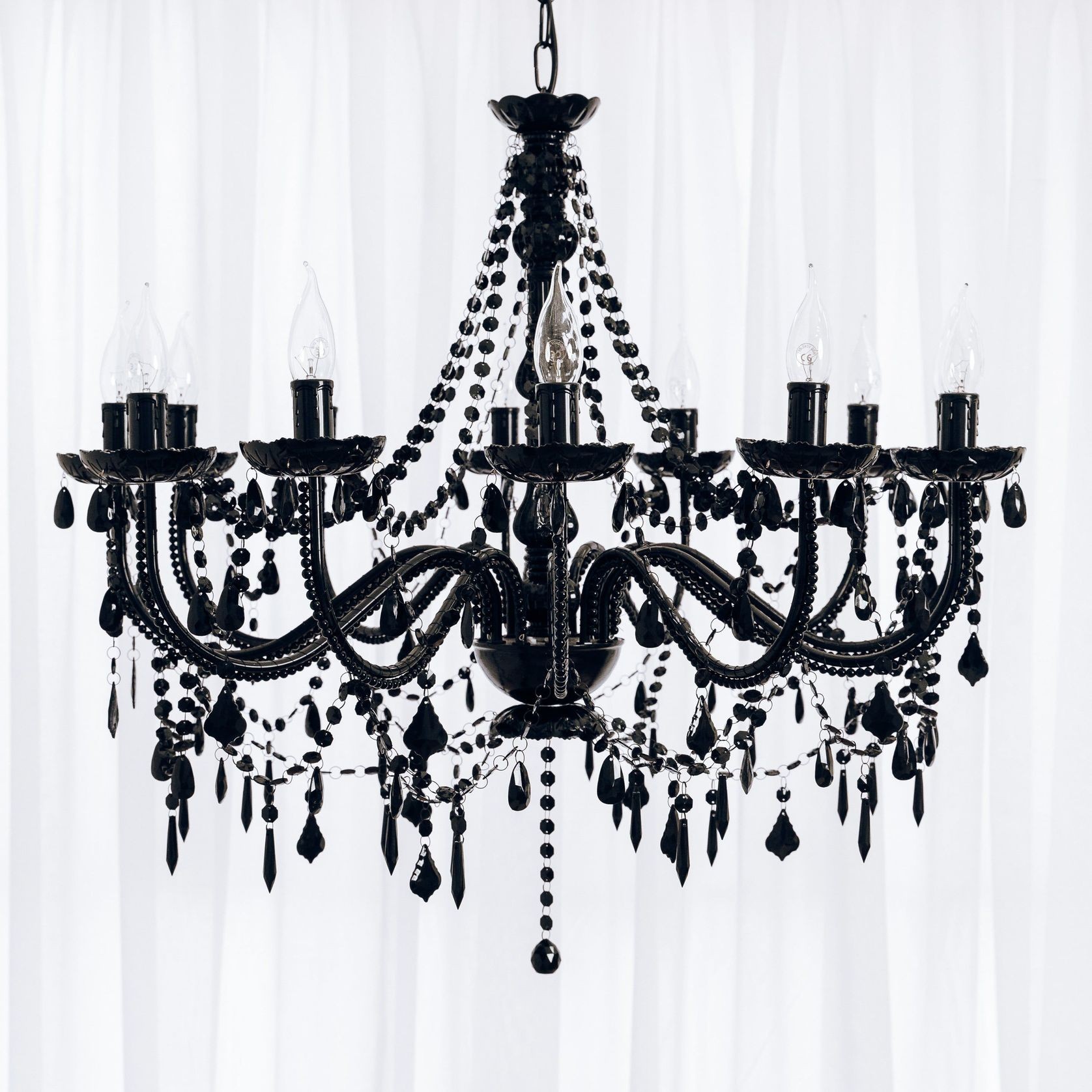 Cassie Chandelier - Black gallery detail image