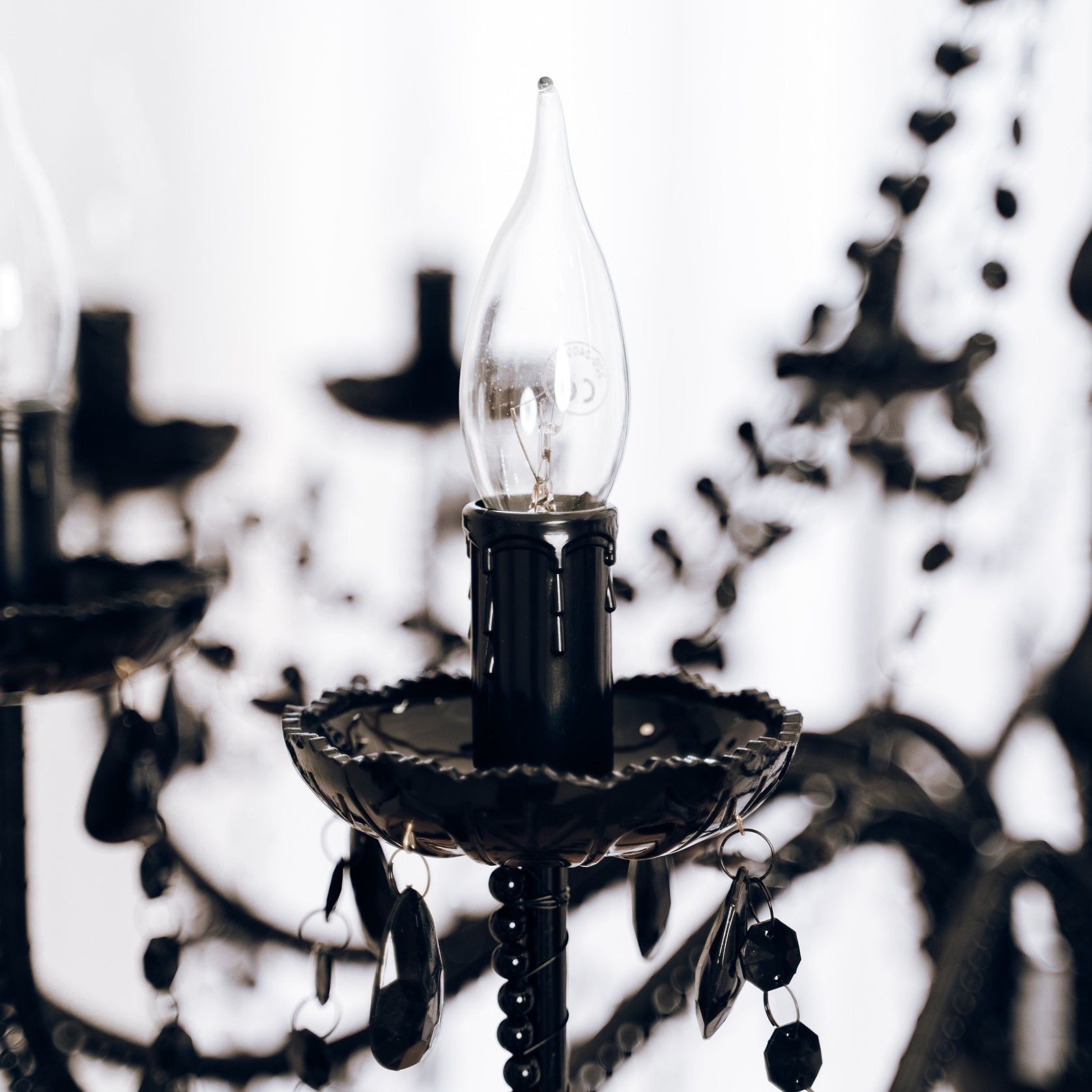 Cassie Chandelier - Black gallery detail image