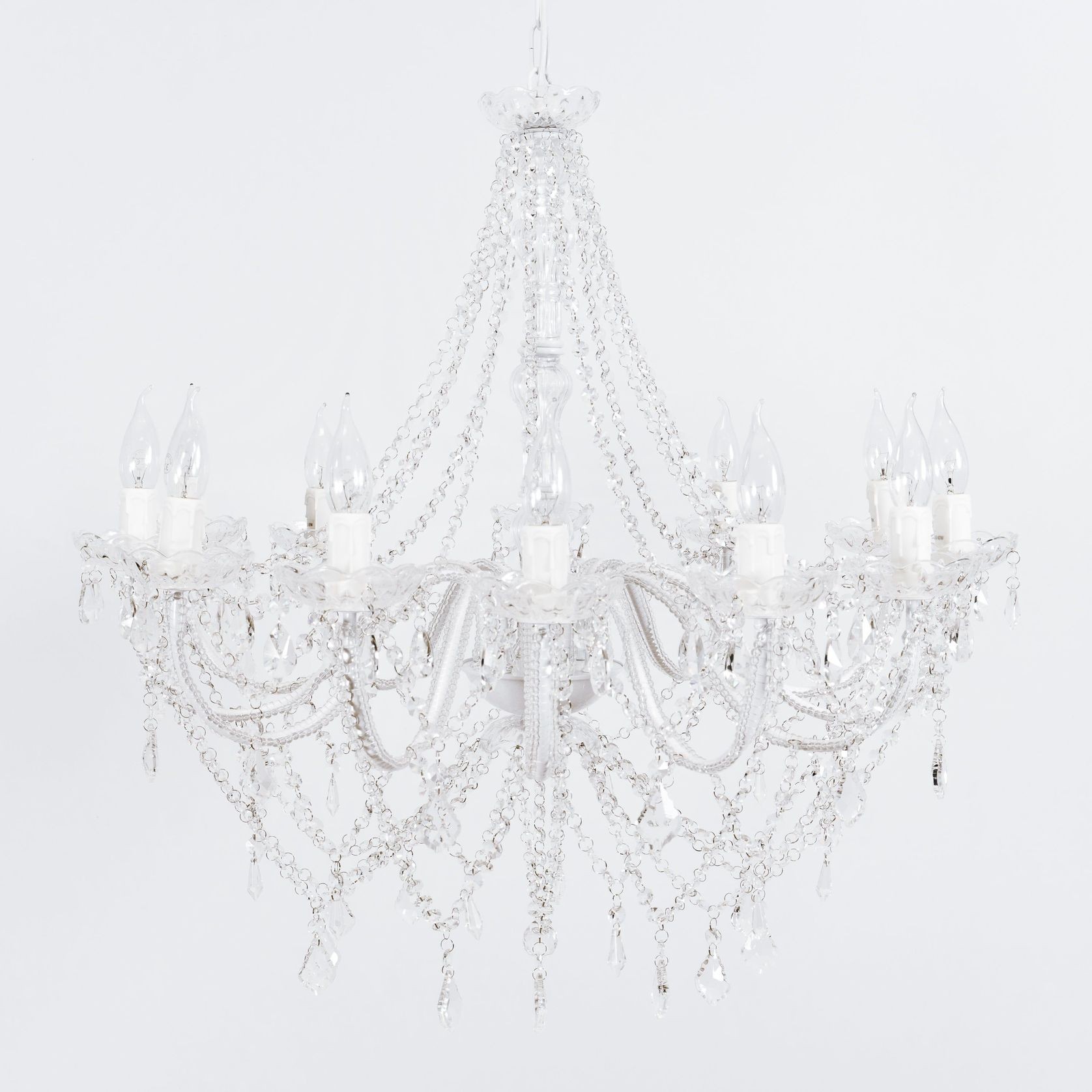 Cassie Chandelier 12 Light - Glass Crystals gallery detail image