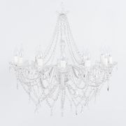 Cassie Chandelier 12 Light - Glass Crystals gallery detail image