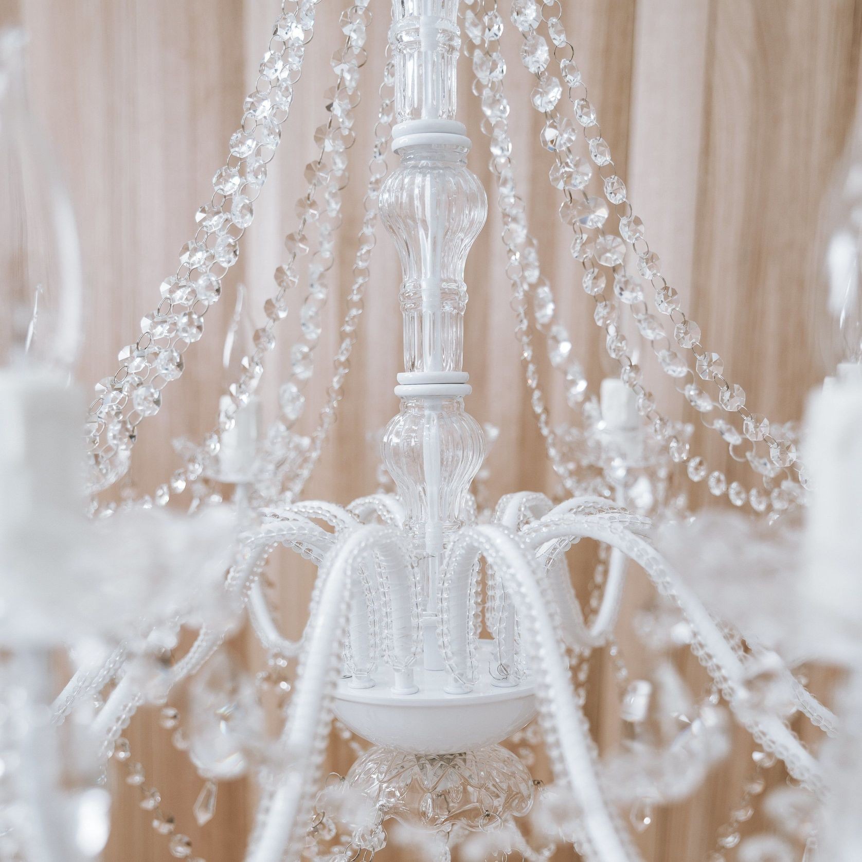 Cassie Chandelier 12 Light - Glass Crystals gallery detail image