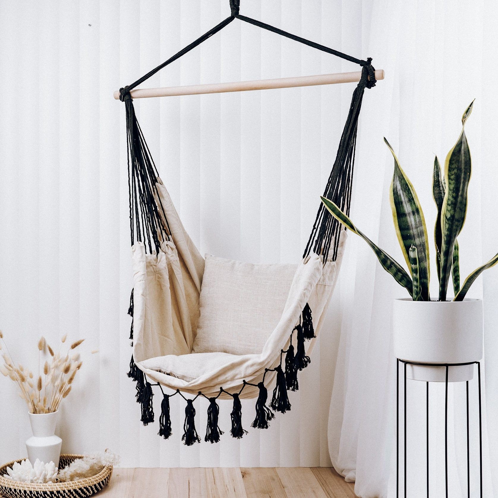 Soho | Hammock Hanging Chair - Cream gallery detail image