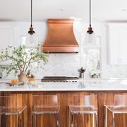 Lucy Glass Pendant Light - Copper gallery detail image