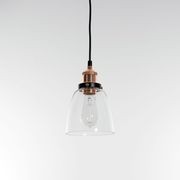 Lucy Glass Pendant Light - Copper gallery detail image