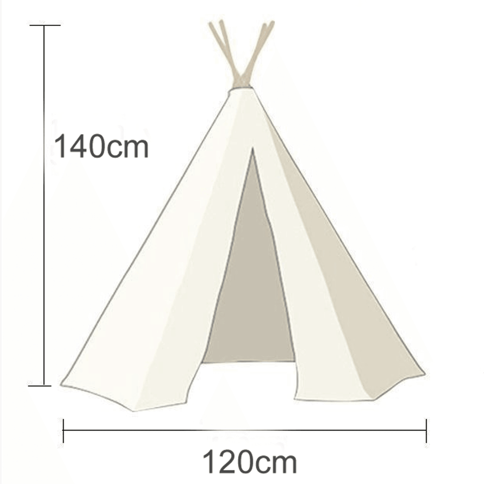 Teepee Tent Cubby House gallery detail image