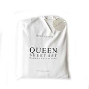 Silky Soft Bamboo Sheet Set - White gallery detail image