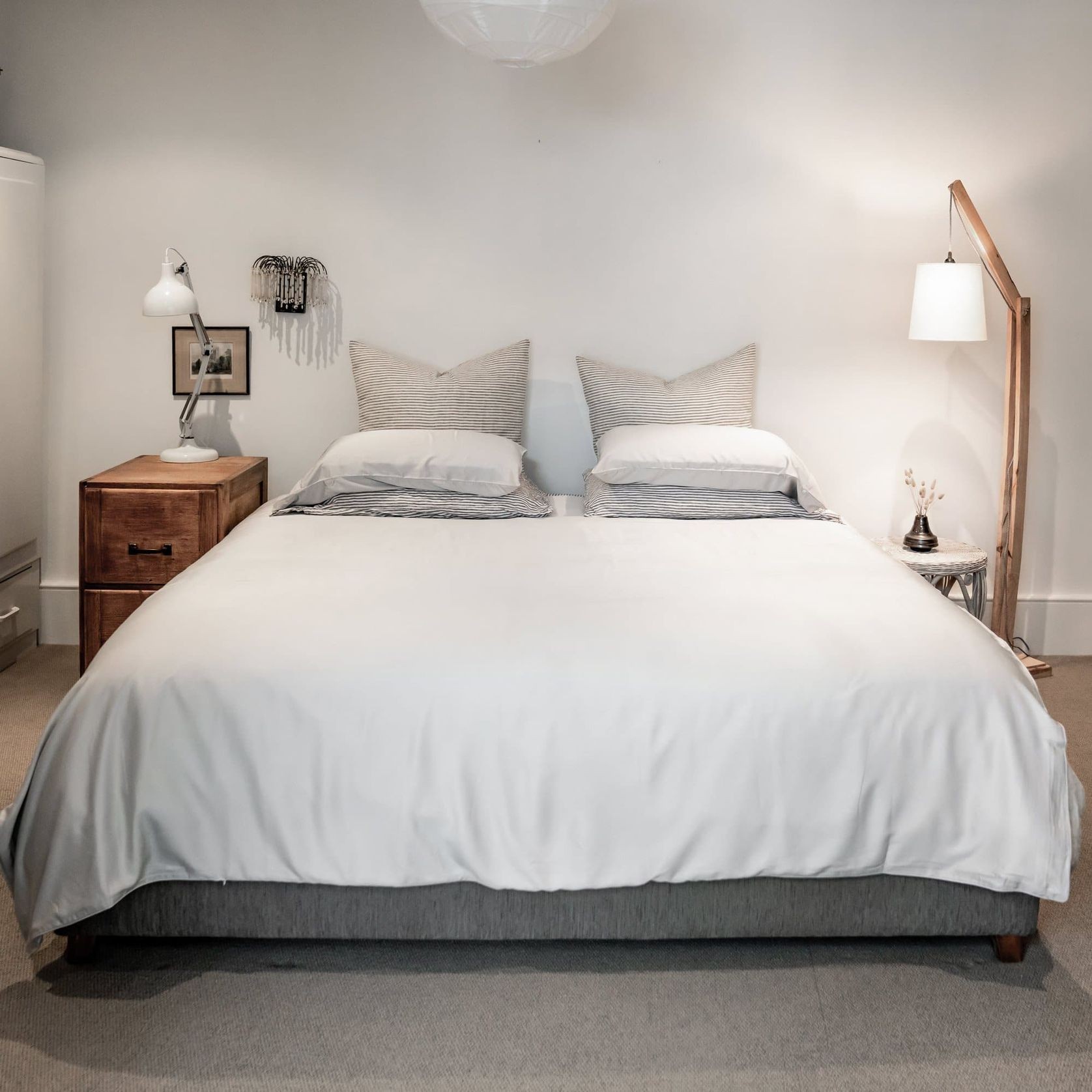 Silky Soft Bamboo Quilt Cover - Silver gallery detail image