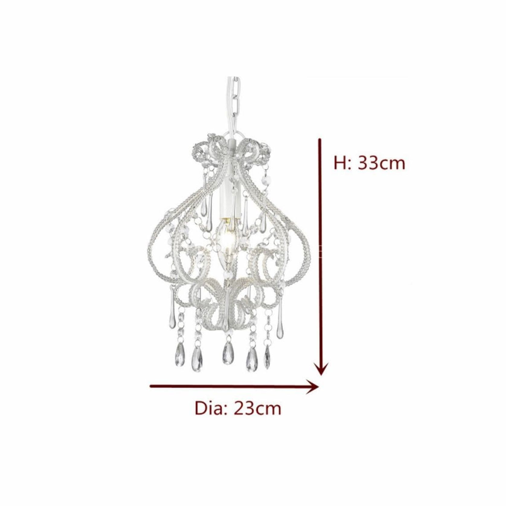 Darling Chandelier - White gallery detail image