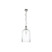 Kendal Glass Pendant Light - Chrome gallery detail image