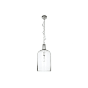 Kendal Glass Pendant Light - Chrome gallery detail image