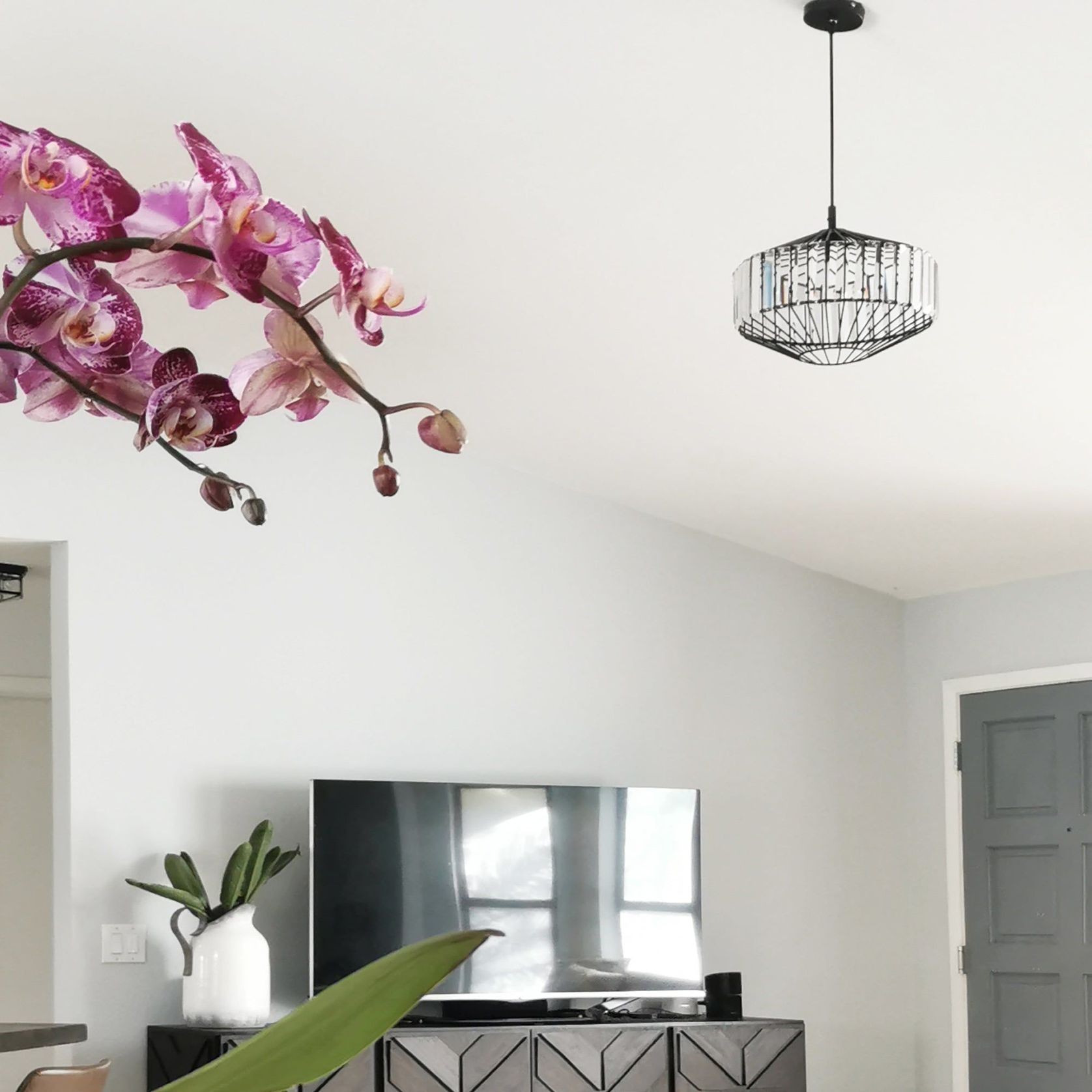 Butler Crystal Pendant Light - Black gallery detail image
