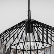 Butler Crystal Pendant Light - Black gallery detail image