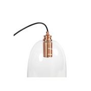 Willow Dome Glass Pendant Light - Copper gallery detail image