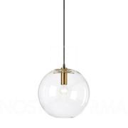 Ariana Glass Pendant Light - Gold gallery detail image