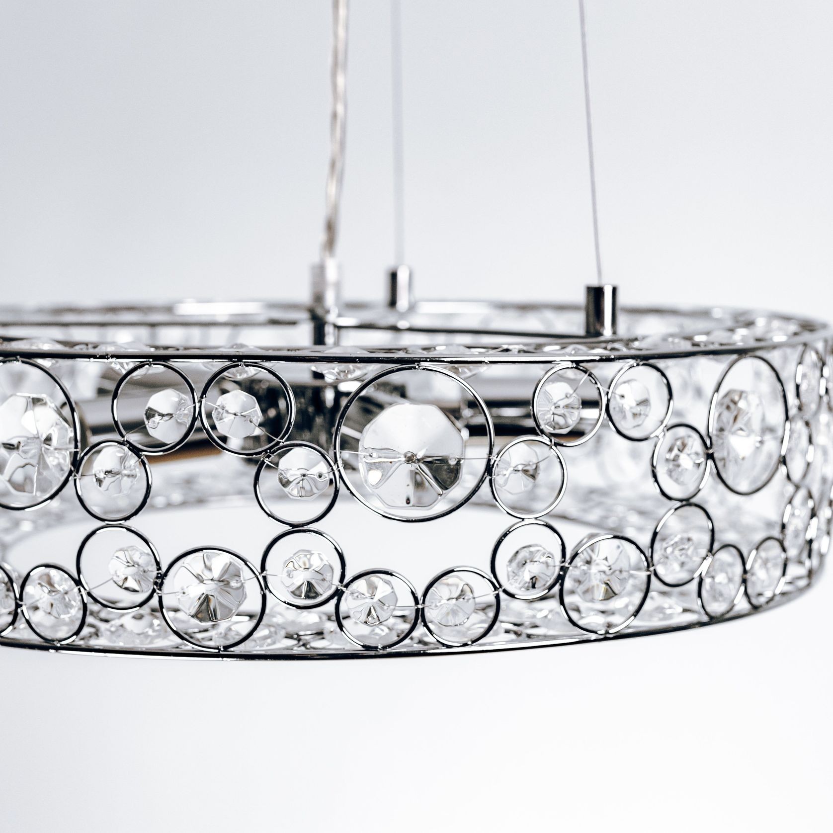 Chateau | Crystal Pendant Light - Chrome gallery detail image