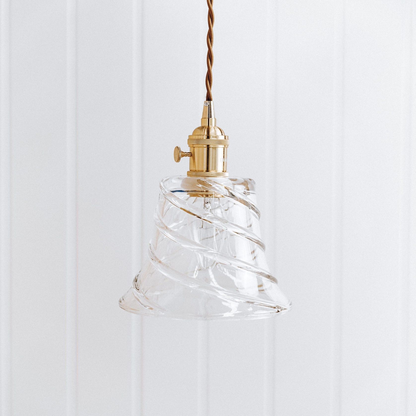 Vintage Glass Pendant Light - Belle gallery detail image