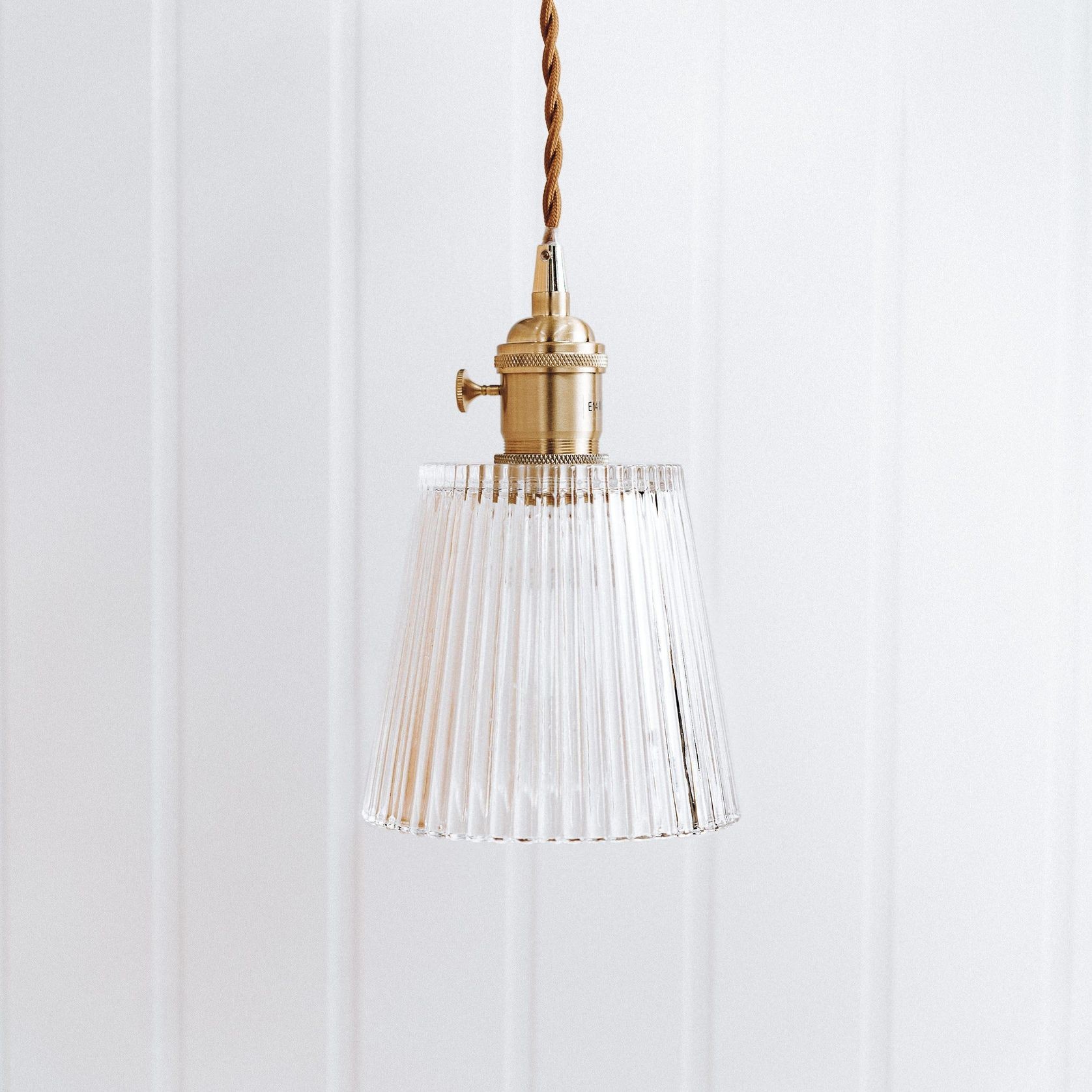 Vintage Glass Pendant Light - Carrie gallery detail image