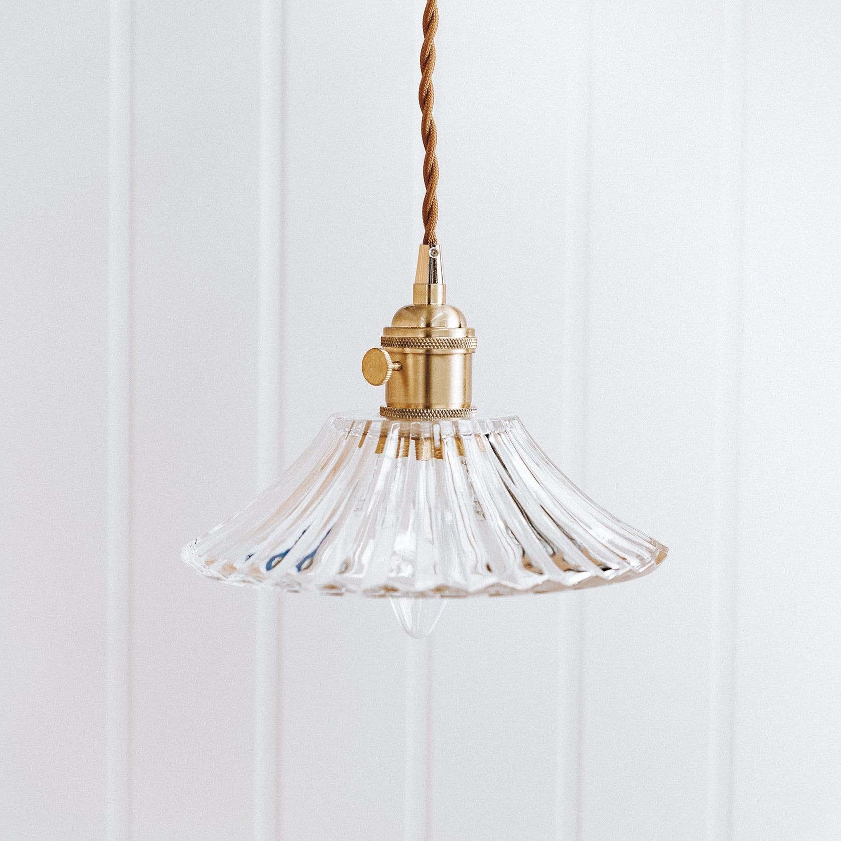 Vintage Glass Pendant Light - Fleur gallery detail image