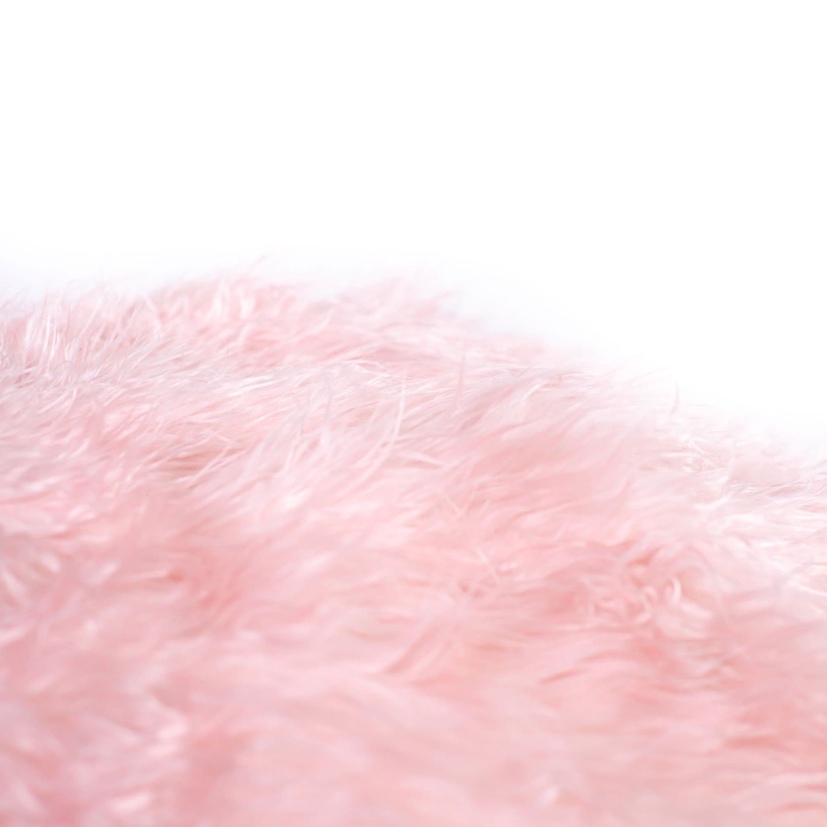 Fur Bean Bag - Soft Pink Polo gallery detail image