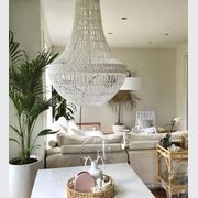 White Rope Empire Pendant Chandelier - Como gallery detail image