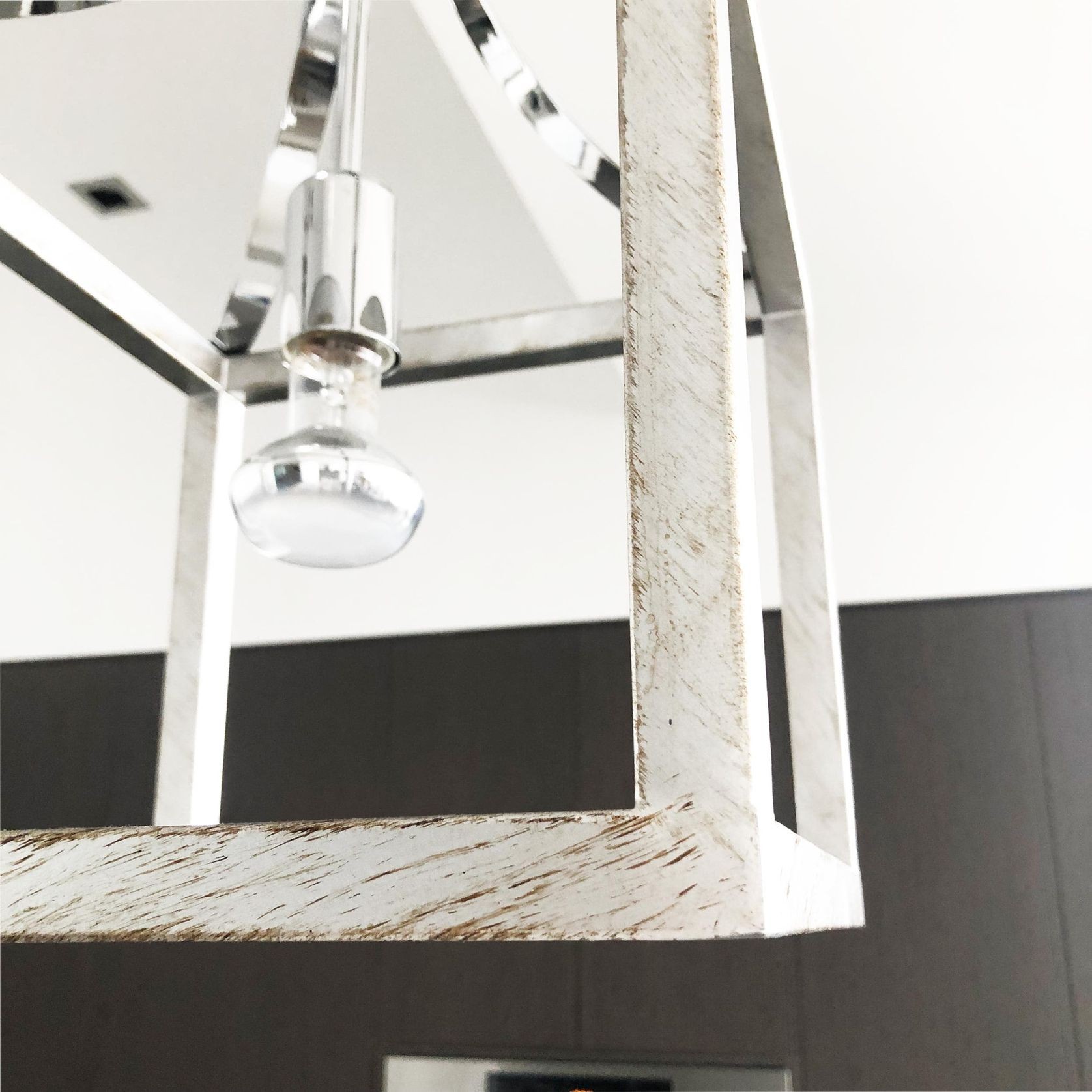 Hampton Style Lantern Pendant Light - Langham - Chrome gallery detail image