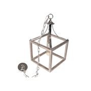 Hampton Style Lantern Pendant Light - Langham - Chrome gallery detail image
