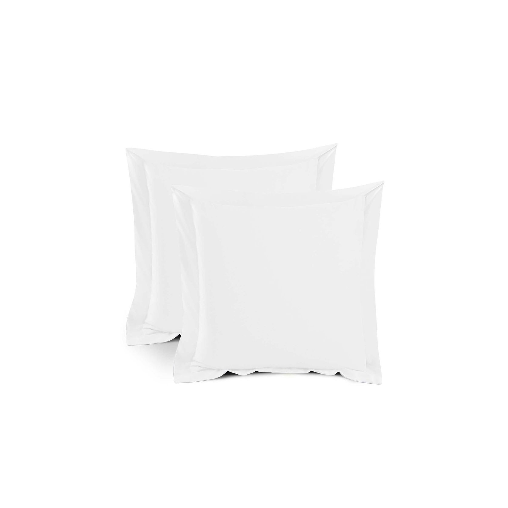 Silky Soft Bamboo European Pillowcase Set - White gallery detail image