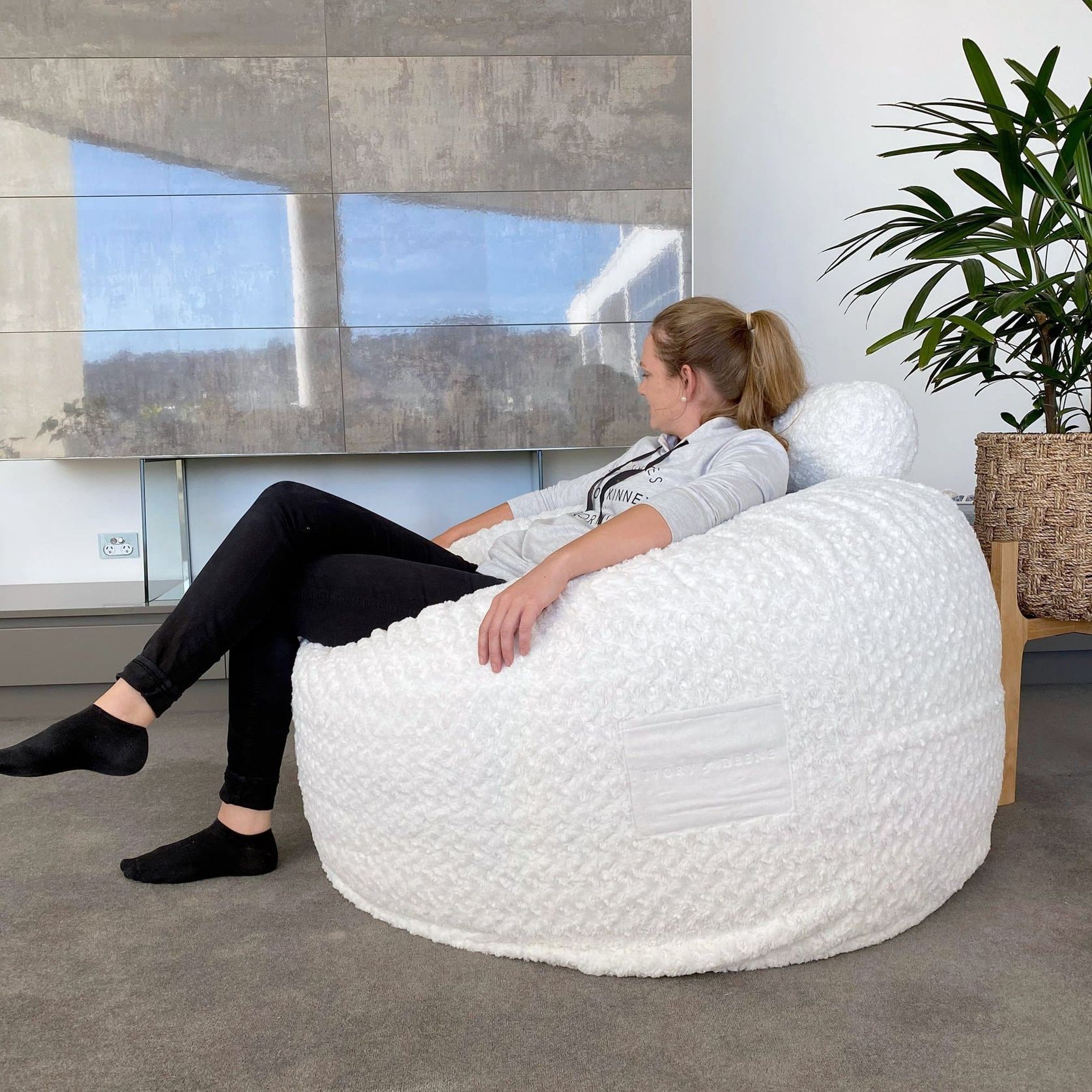DreamPod™ - White - Sensory Foam Filling Included gallery detail image