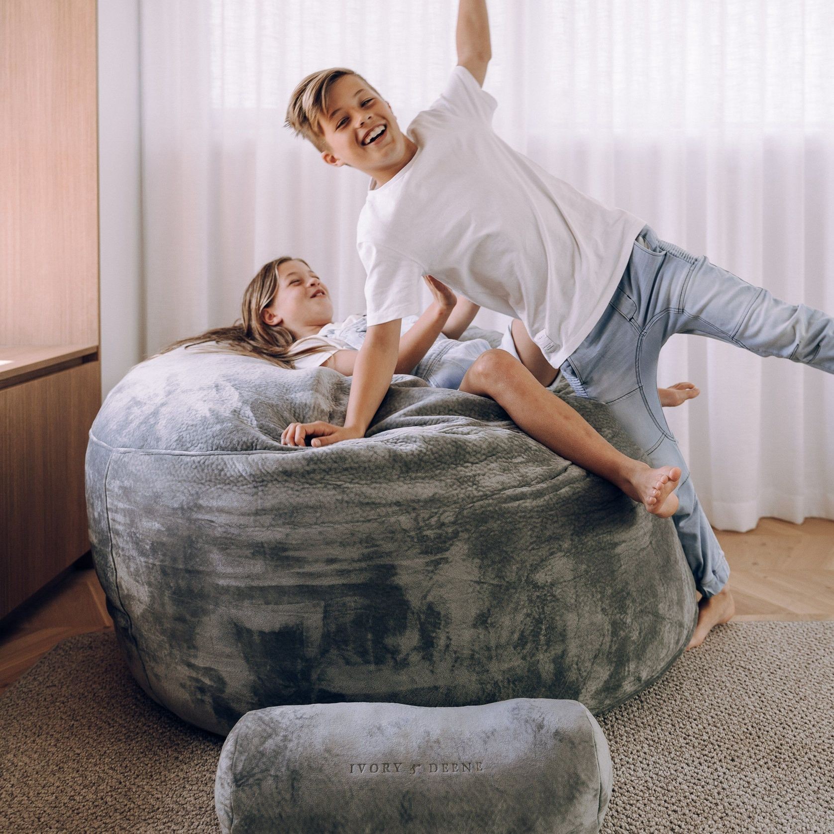 DreamPod™ - Grey - Sensory Foam Filling Included gallery detail image