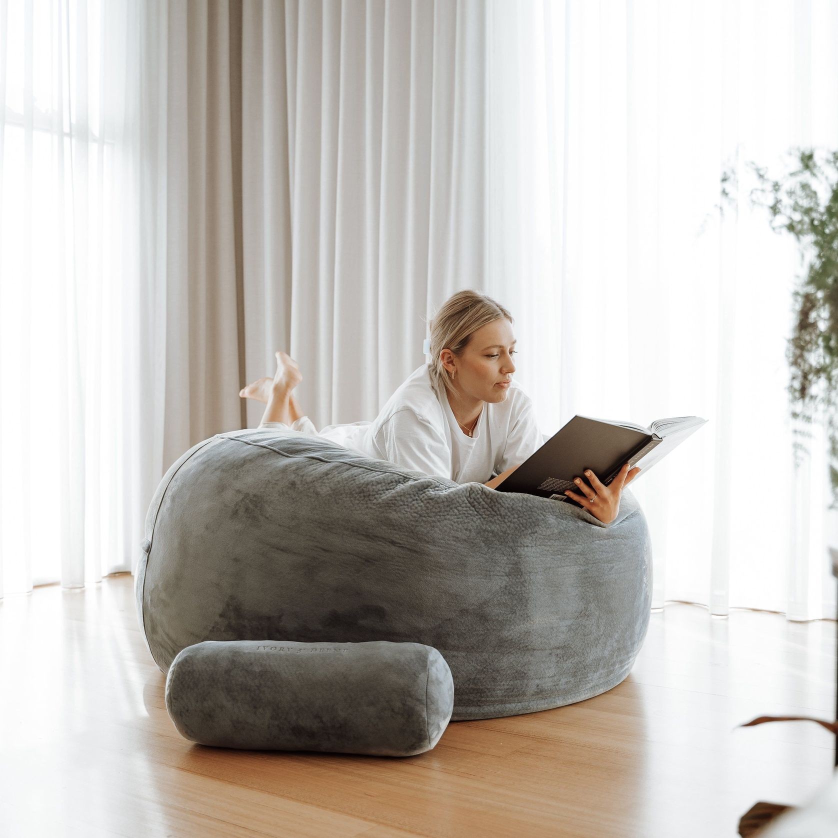 DreamPod™ - Grey - Sensory Foam Filling Included gallery detail image