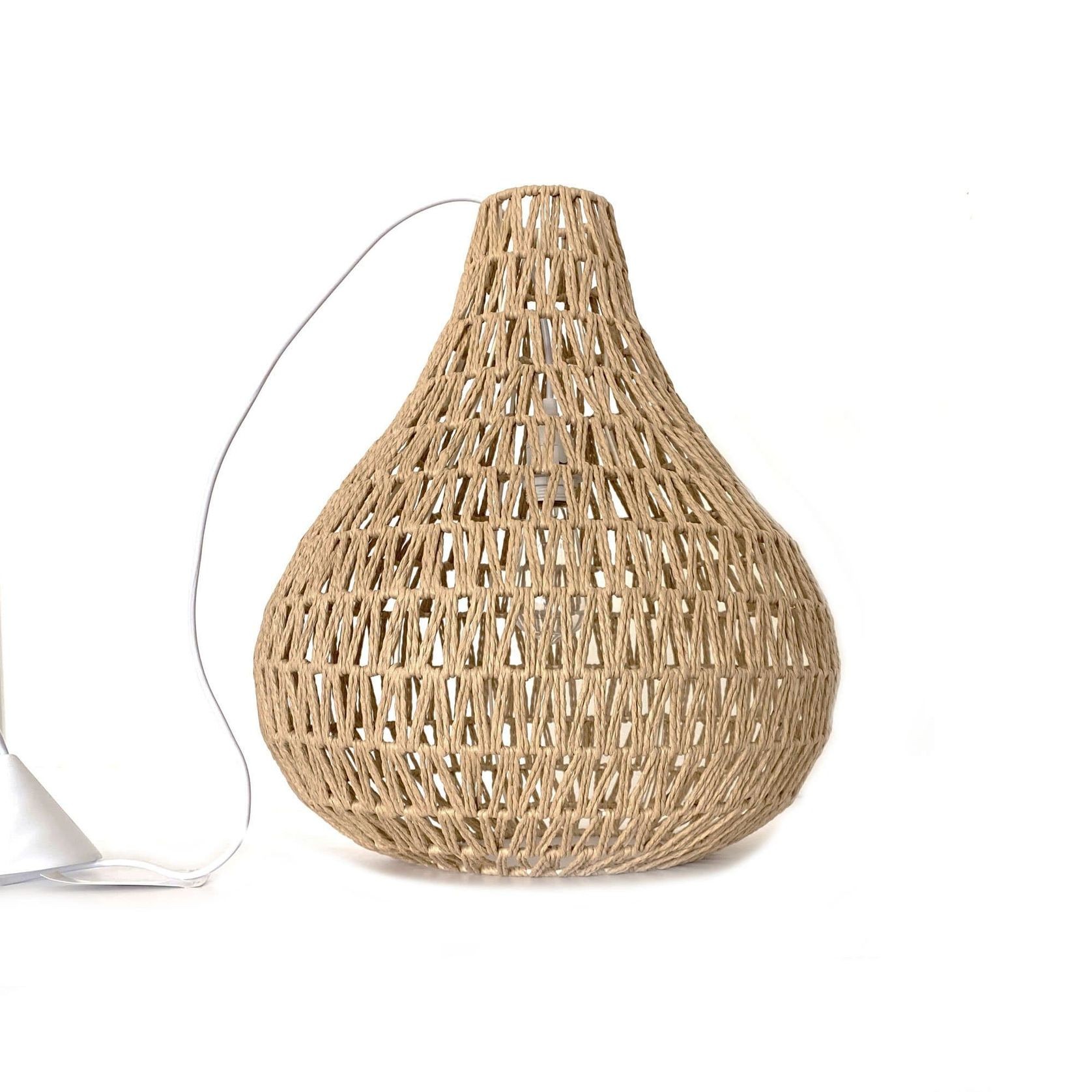 Byron Rope Pendant Light - Natural gallery detail image