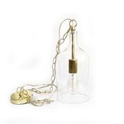 Kendal Glass Pendant Light - Gold gallery detail image