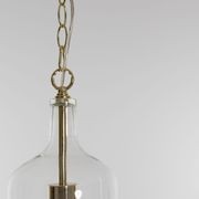 Kendal Glass Pendant Light - Gold gallery detail image
