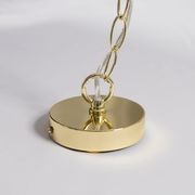 Kendal Glass Pendant Light - Gold gallery detail image