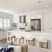 Kendal Glass Pendant Light - Gold gallery detail image