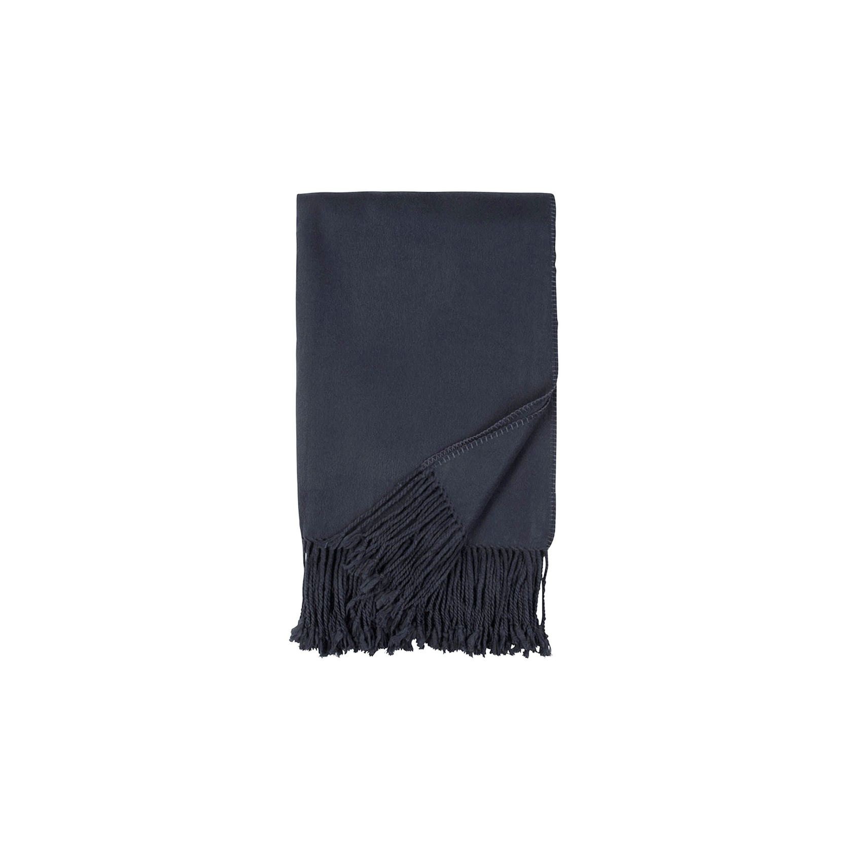 Luxury Bamboo Throw Blanket - Navy gallery detail image