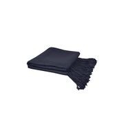 Luxury Bamboo Throw Blanket - Navy gallery detail image