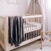 Luxury Bamboo Throw Blanket - Charcoal gallery detail image
